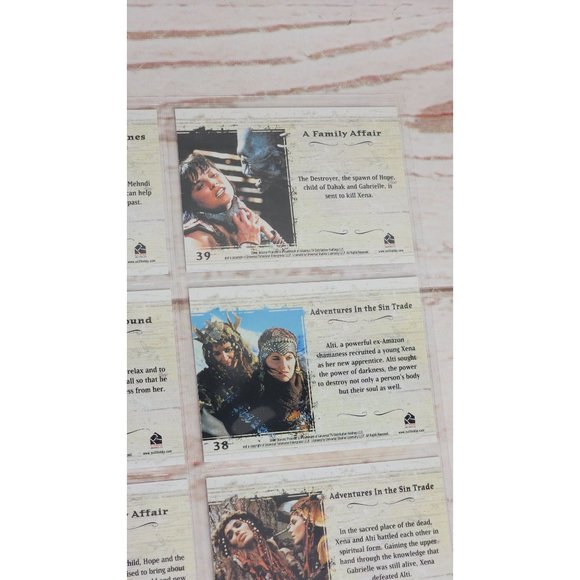 Vintage Xena Warrior Princess Collectible 9 Trading Card Bundle - Rittenhouse - Picture 10 of 15